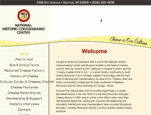 Tablet Screenshot of nationalhistoriccheesemakingcenter.org